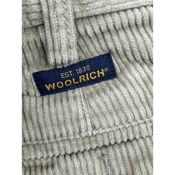 Woolrich Corduroy Pants Mens 36x30 Khaki Pleated Leg Suit Pants Cotton Straight - Picture 13 of 16